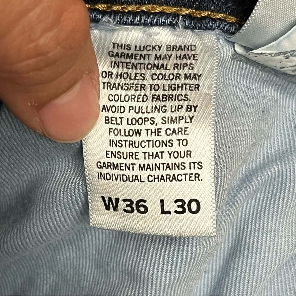 Lucky brand 221 straight‎ denim jeans - Picture 4 of 9